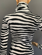 Load image into Gallery viewer, ROBERTO CAVALLI DRESS - ZEBRA PRINT - Size IT 38 - UK 6 - Made in Italy
