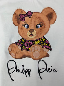 PHILIPP PLEIN JUNIOR Teddy Bear T-SHIRT Size 14-15 Yrs - TSHIRT TEE