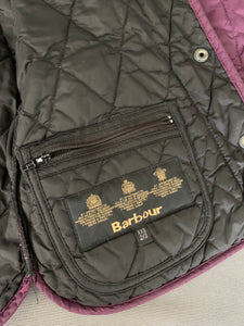 BARBOUR SHAPED LIDDESDALE QUILTED JACKET / COAT - Children's Size XXS Age 2 / 3 Years