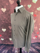 Load image into Gallery viewer, HERBIE FROGG Mens Striped SHIRT Size 16&quot; Collar Large L Made in Italy

