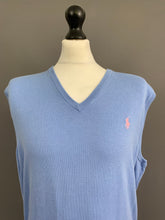 Load image into Gallery viewer, RALPH LAUREN SLEEVELESS JUMPER - 100% Pima Cotton - Mens Size M Medium
