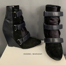 Load image into Gallery viewer, ISABEL MARANT WEDGE BOOTS - OVER PONY - Size EU  / UK
