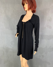 Load image into Gallery viewer, GUCCI Black 100% Silk DRESS - Size UK 6 - IT 38
