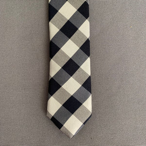 AQUASCUTUM CHECK PATTERN TIE - 100% SILK - Made in Italy