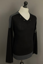 Load image into Gallery viewer, ARMANI Wool Blend JUMPER - Mens Size Small S - V-Neck
