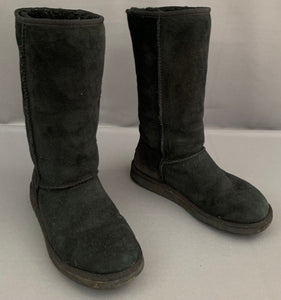 UGG AUSTRALIA CLASSIC TALL BOOTS - Black UGGS - Women's Size UK 5.5 - EU 38 - US 7