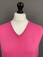 Load image into Gallery viewer, RALPH LAUREN Mens PINK SLEEVELESS JUMPER Size Large L
