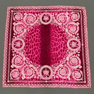 VERSACE 100% SILK SCARF - 86cm x 86cm - Made in Italy