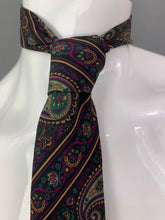 Load image into Gallery viewer, CHRISTIAN DIOR MONSIEUR Mens 100% Silk Paisley TIE - Made in England
