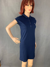 Load image into Gallery viewer, HENRI LLOYD Ladies Blue Cotton POLO SHIRT DRESS Size XS - UK 8
