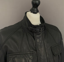 Load image into Gallery viewer, TED BAKER LEATHER JACKET / LLOYD COAT - Mens Ted Size 3 - M Medium
