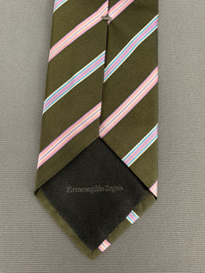 ERMENEGILDO ZEGNA 100% SILK TIE - Made in Italy - FR20501