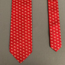 Load image into Gallery viewer, BURBERRY LONDON RED TIE - 100% Silk - Made in Italy - FR20602
