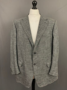 CORNELIANI Grey Checked BLAZER / JACKET Size IT 60 - 50" Chest