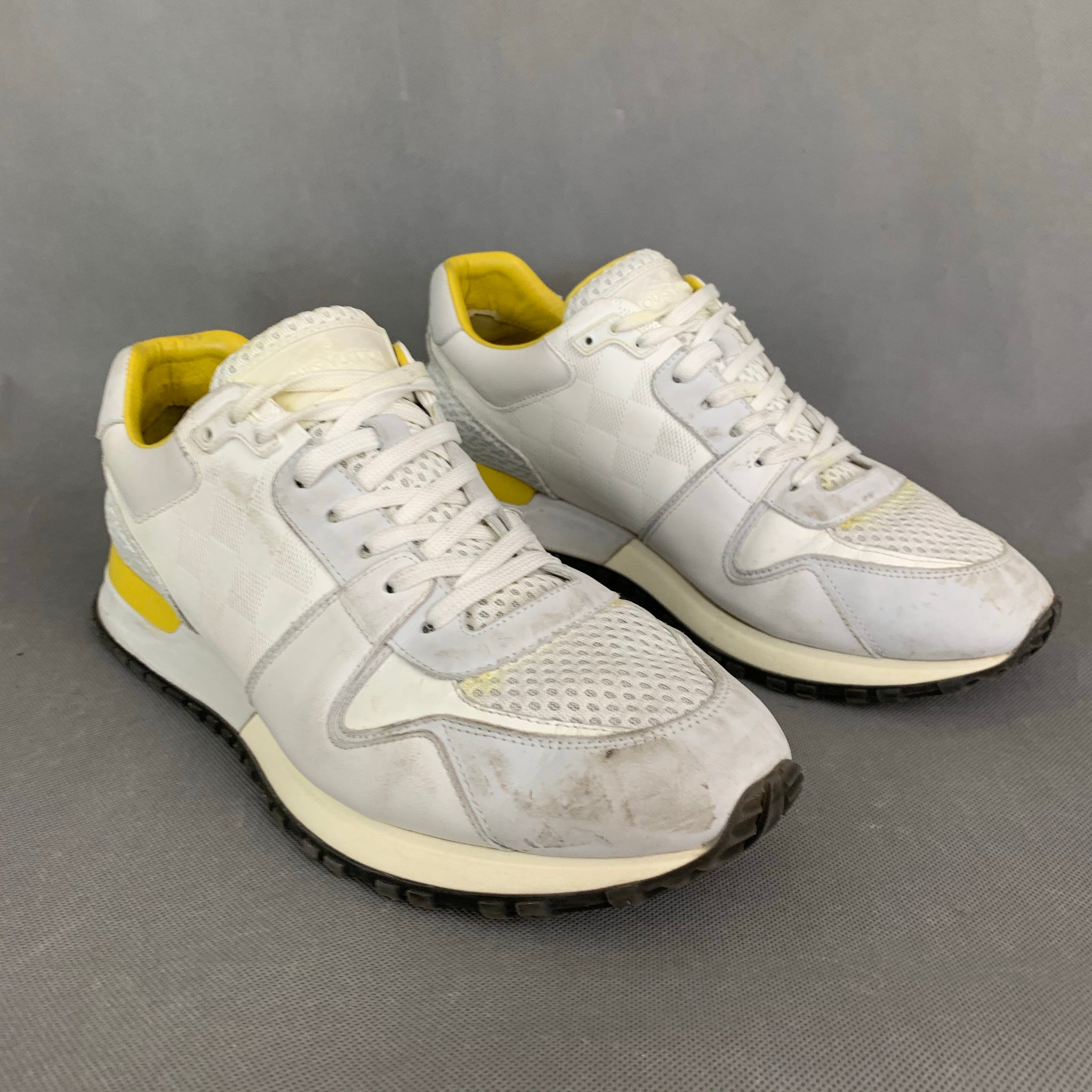 Louis Vuitton Trainer Low White Rose 1AA6W3 - Size UK 6