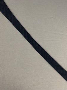 GIORGIO ARMANI CRAVATTE Dark Blue Wool Blend TIE - Made in Italy