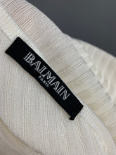 Load image into Gallery viewer, BALMAIN Paris WHITE TOP - Single Shoulder - Women&#39;s Size FR 40 - UK 12
