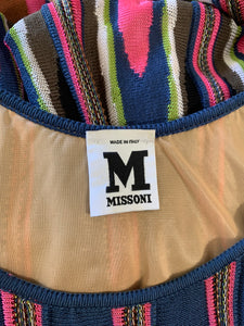 MISSONI COLOURFUL DRESS - Size IT 40 - UK 8 - Made in Italy