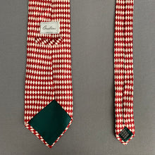 Load image into Gallery viewer, CORNELIANI 100% SILK TIE - Red Diamond Pattern - Made in Italy
