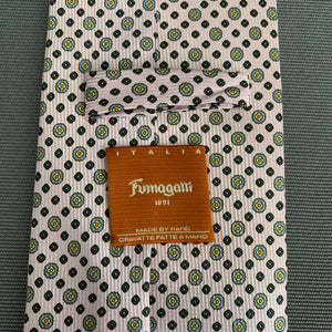 FUMAGALLI TIE - 100% SILK - Made by Hand in Italy - FATTA A MANO