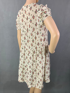SANDRO Beautiful Floral Pattern DRESS Size 1 - UK 8