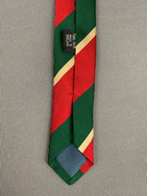 Load image into Gallery viewer, CHRISTIAN DIOR Monsieur Striped Pattern 100% Silk TIE - FR19446
