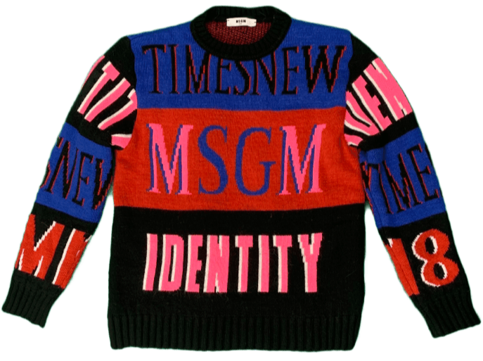 MSGM Kids Chunky ALPACA Blend JUMPER Size Aged 12 Yrs