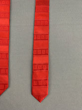 Load image into Gallery viewer, GIVENCHY Red 100% Silk GGGG TIE - Made in Italy
