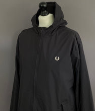 Load image into Gallery viewer, FRED PERRY BLACK COAT / JACKET - Mens Size XL - Extra Large
