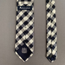 Load image into Gallery viewer, AQUASCUTUM CHECK PATTERN TIE - 100% SILK - Made in Italy
