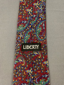 LIBERTY Mens 100% SILK TIE - Made in England - FR19465