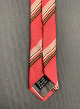 Load image into Gallery viewer, PAL ZILERI Mens Striped 100% Silk TIE - Made in Italy
