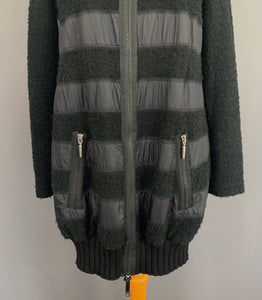 AIRFIELD Black Wool Blend JACKET - Size DE 38 - UK 10 - IT 42