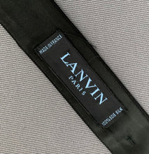 Load image into Gallery viewer, LANVIN Paris CUMMERBUND - Black 100% Silk - Made in France
