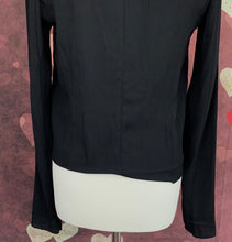 Load image into Gallery viewer, ARMAND BASI Women&#39;s Black BLOUSE / TOP Size FR 38 - Small S UK 10
