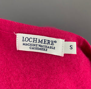 LOCHMERE 100% CASHMERE JUMPER - Pink - Women's Size Small - S