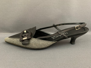 SALVATORE FERRAGAMO SLINGBACK MULES - Kitten Heels - Shoe Size 10 C - UK 7.5 - EU 40.5