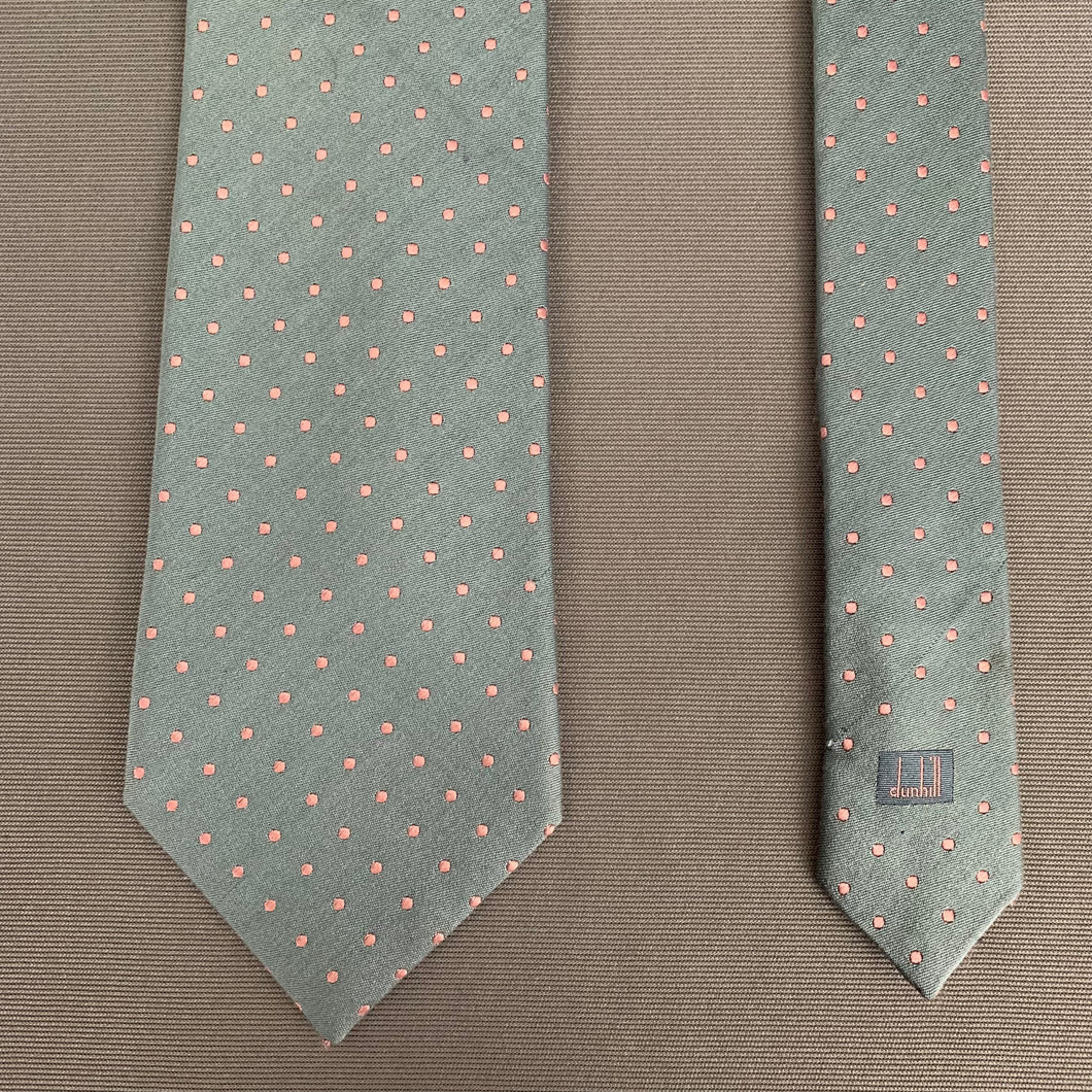 DUNHILL 100% SILK TIE - Made in England - FR20551