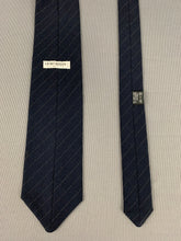 Load image into Gallery viewer, GIORGIO ARMANI CRAVATTE Dark Blue Wool Blend TIE - Made in Italy
