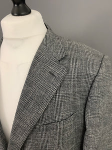 CORNELIANI Grey Checked BLAZER / JACKET Size IT 60 - 50" Chest