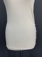 Load image into Gallery viewer, BALMAIN Paris WHITE TOP - Single Shoulder - Women&#39;s Size FR 40 - UK 12
