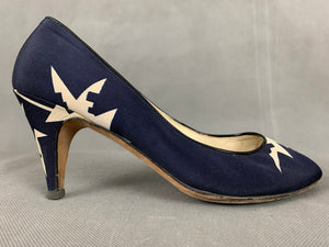 MIU MIU Blue Peep Toe Court Shoe Heels Size 38 - UK 5