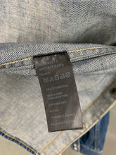 Load image into Gallery viewer, ALLSAINTS Mens Blue BAN DENIM SHIRT - Size Small S
