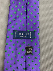 HACKETT London 100% Silk TIE - Handmade in England - FR19430