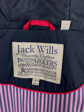 Load image into Gallery viewer, JACK WILLS Women&#39;s Blue QUILTED JACKET / COAT Size UK 10
