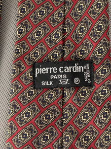 Vintage PIERRE CARDIN Mens 100% SILK TIE