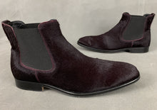 Load image into Gallery viewer, TOD&#39;S Mens CALFHIDE Aubergine CHELSEA BOOTS - Size UK 7 - EU 41 TODS with Box
