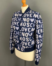 Load image into Gallery viewer, LOVE MOSCHINO Reversible BOMBER JACKET / COAT Size IT 40 - UK 8
