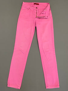 CAROLINA HERRERA Pink Denim Skinny JEANS Size US 0 - UK 4