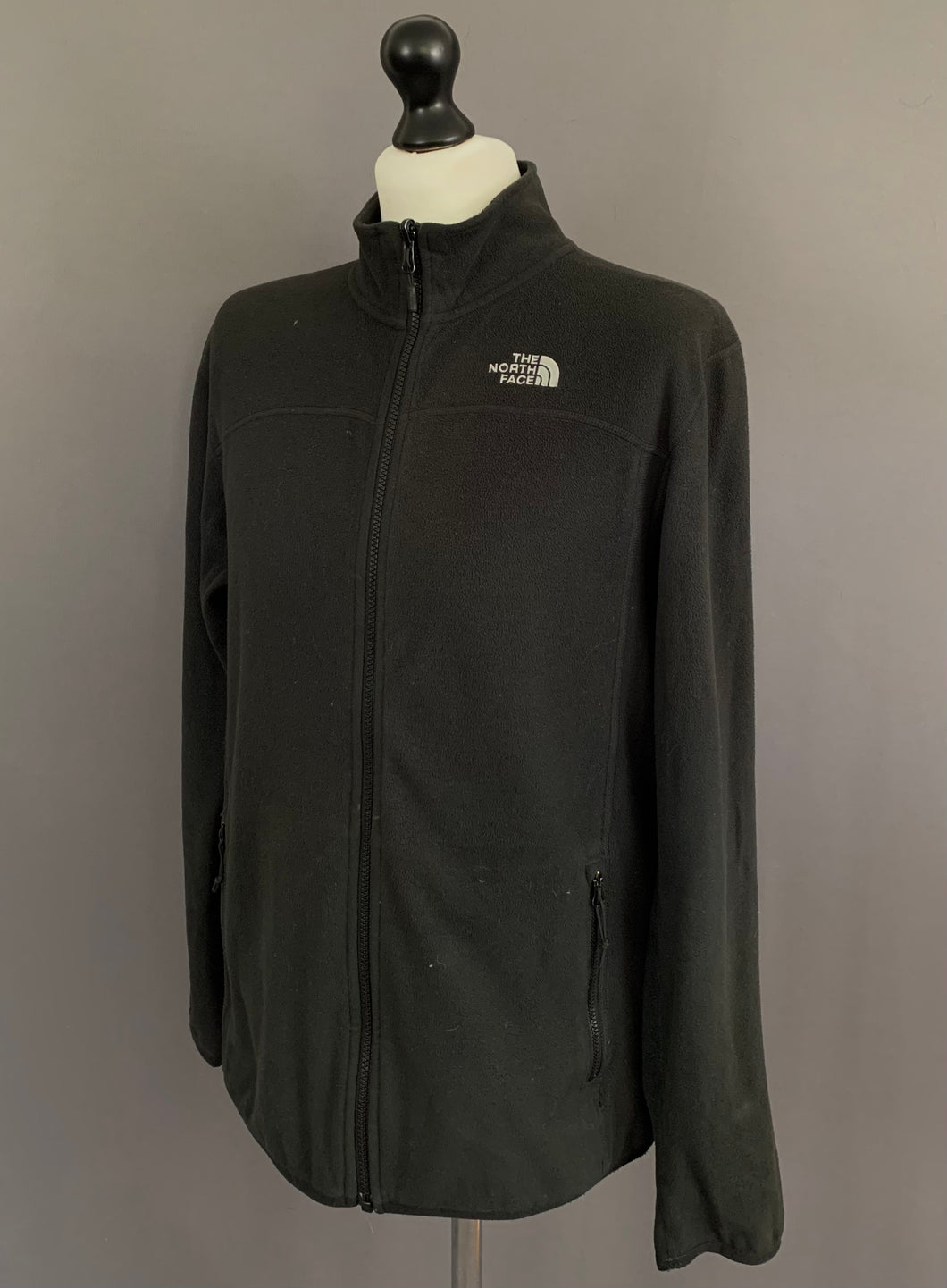 THE NORTH FACE FLEECE JACKET - Black - Mens Size M Medium